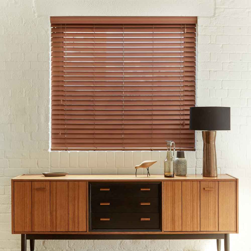 Wooden blinds in Plymouth